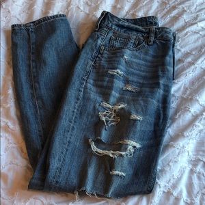 American Eagle Ripped High Waisted Jeans